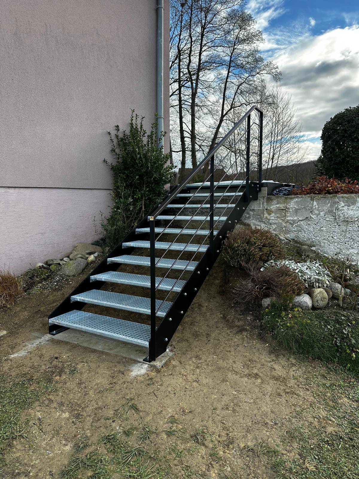 Escalier et ses gardes corps